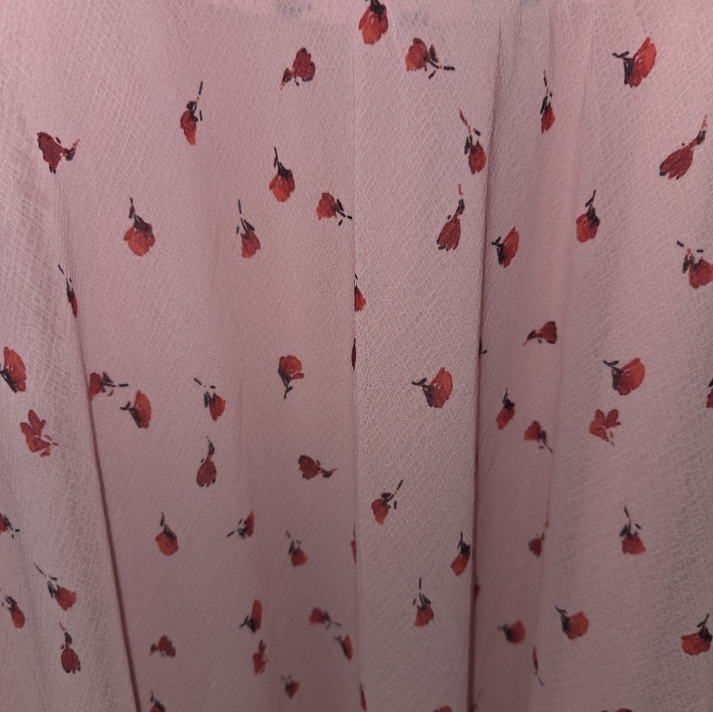 No Boundaries Pink Maxi Slip Dress with Cherry Print - Picture 6 of 6